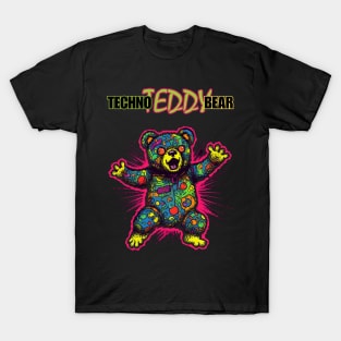 Teddy Bear Cool Techno Dancing Zombie Teddy Bear T-Shirt